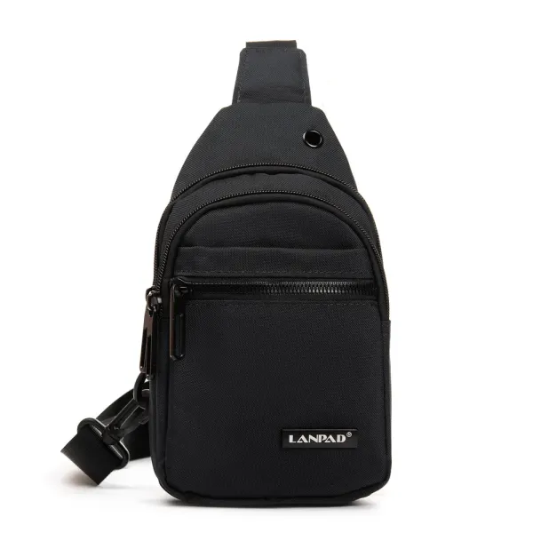 Сумка Мужская На Плечо нейлон Lanpad 82081 black