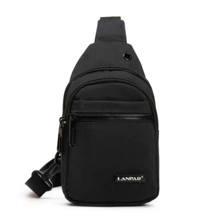 Сумка Мужская На Плечо нейлон Lanpad 82081 black