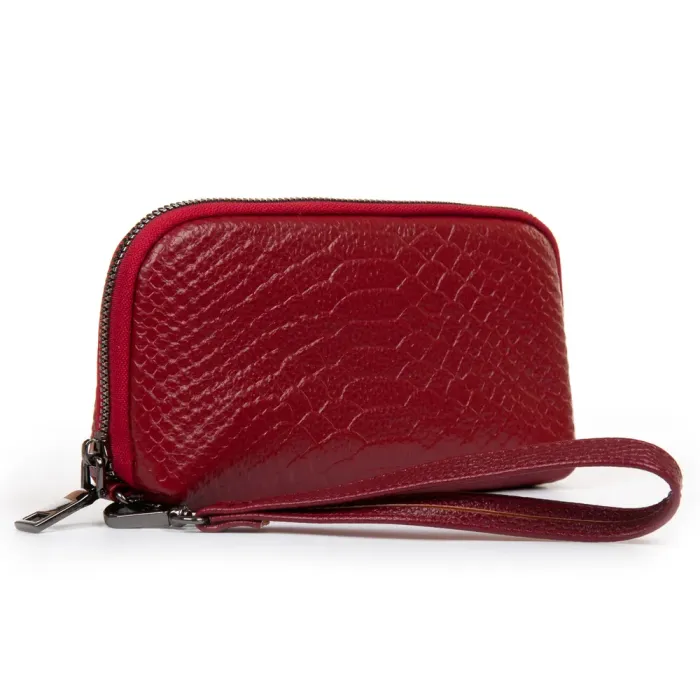 Косметичка кожа 60095-4 bordo