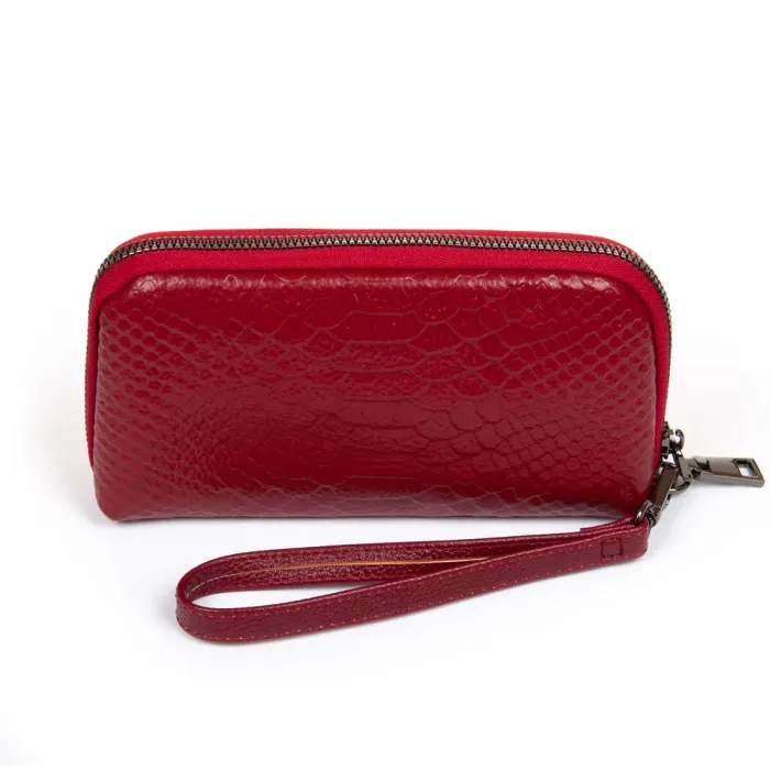 Косметичка кожа 60095-4 bordo