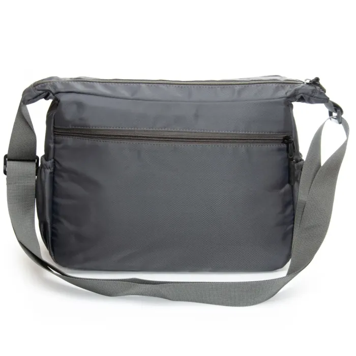 Сумка Мужская На Плечо нейлон Lanpad 8376 grey почтальон