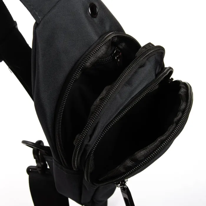Сумка Мужская На Плечо нейлон Lanpad 82081 black