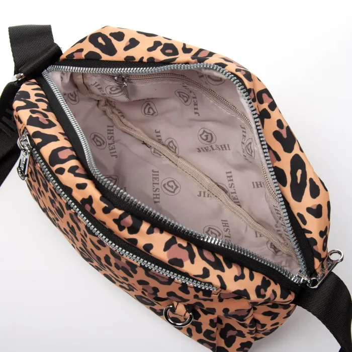 Сумка Женская Текстиль полиамид Jielshi SC332 leopard print