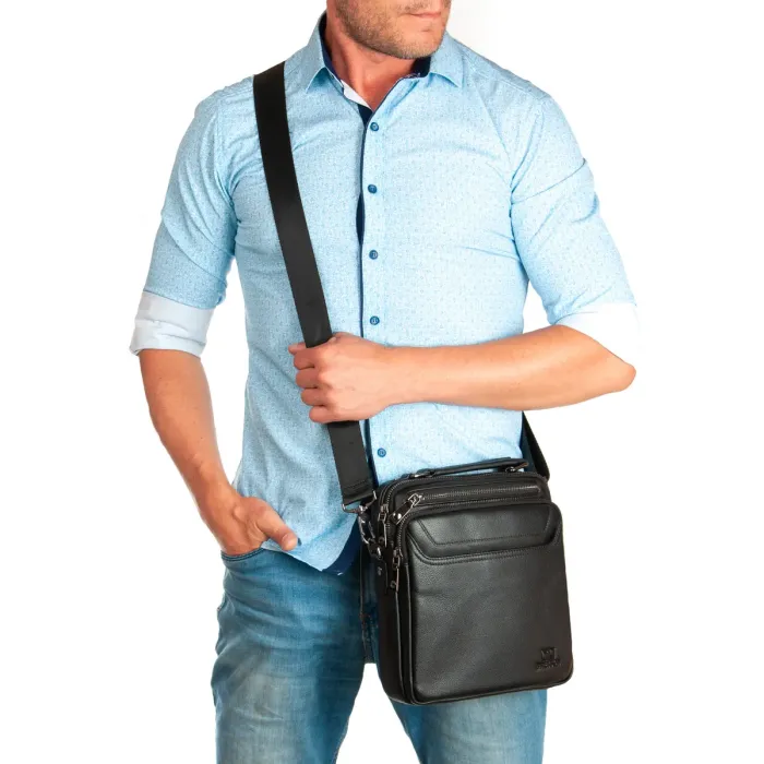 Сумка Мужская Планшет кожа BRETTON 445-4 black