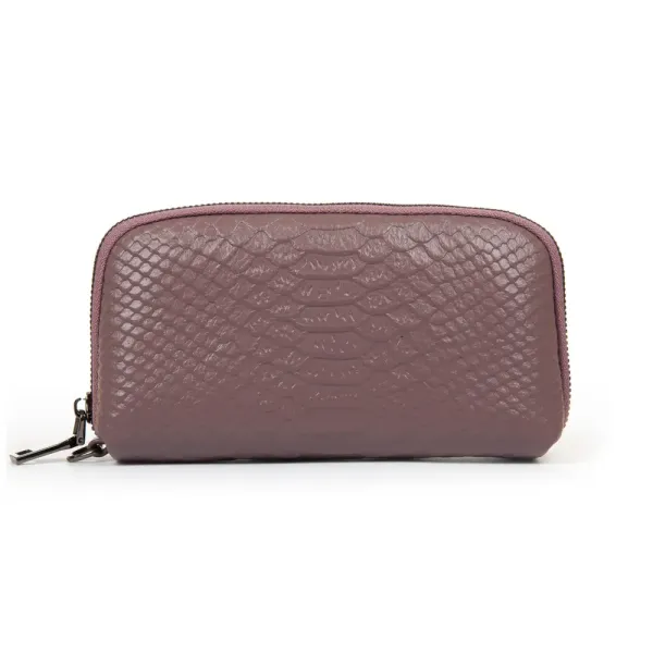 Косметичка кожа 60095-12 purple