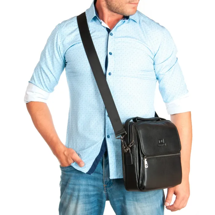 Сумка Мужская Планшет кожа BRETTON 5010-6 black