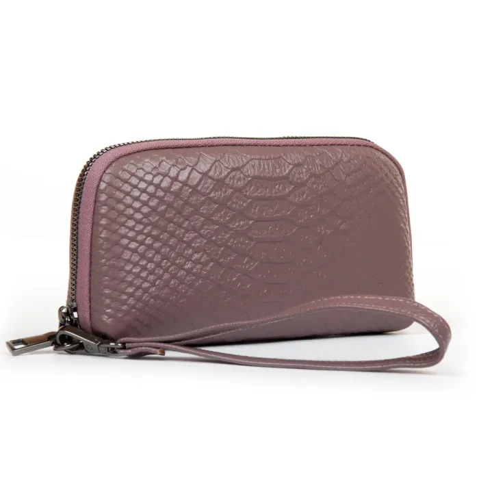 Косметичка кожа 60095-12 purple