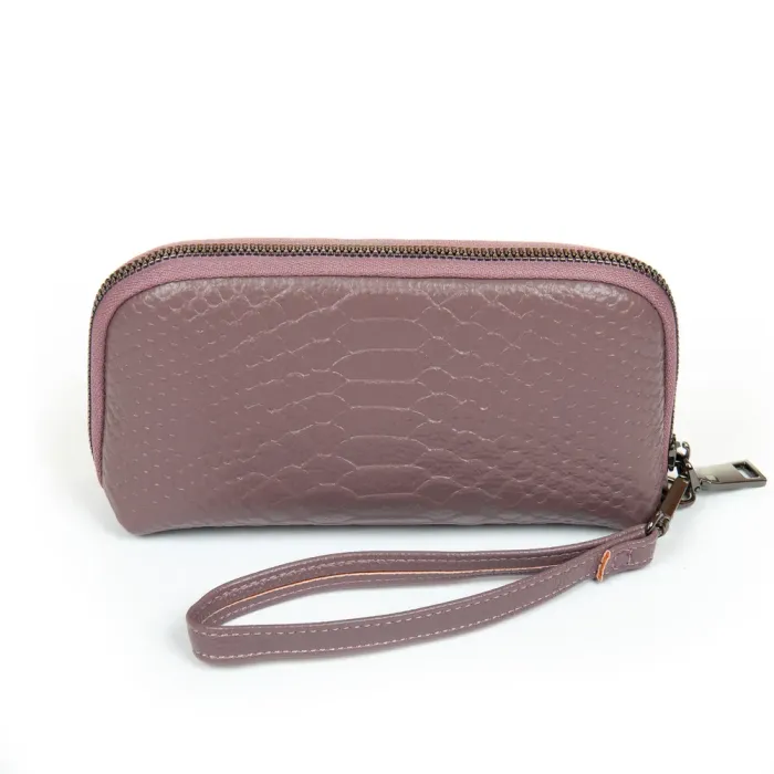 Косметичка кожа 60095-12 purple