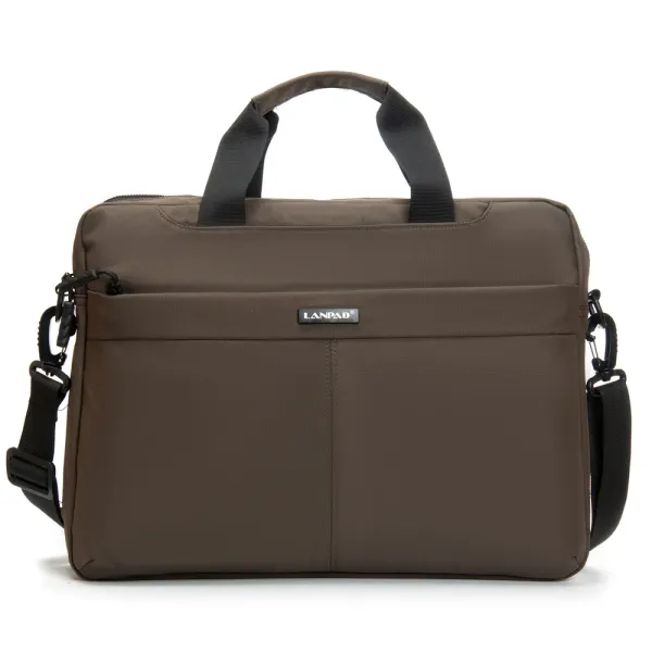 Сумка Мужская Для Ноутбука нейлон Lanpad 0940 brown