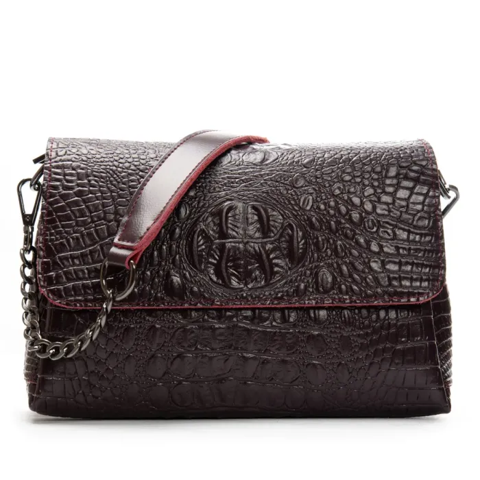 Сумка Женская Классическая кожа ALEX RAI J009-2 bordo