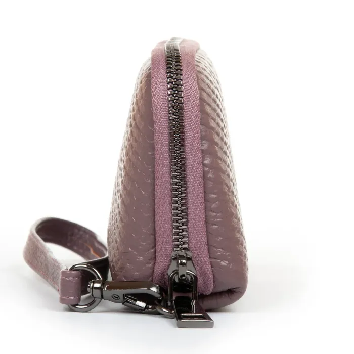 Косметичка кожа 60095-12 purple