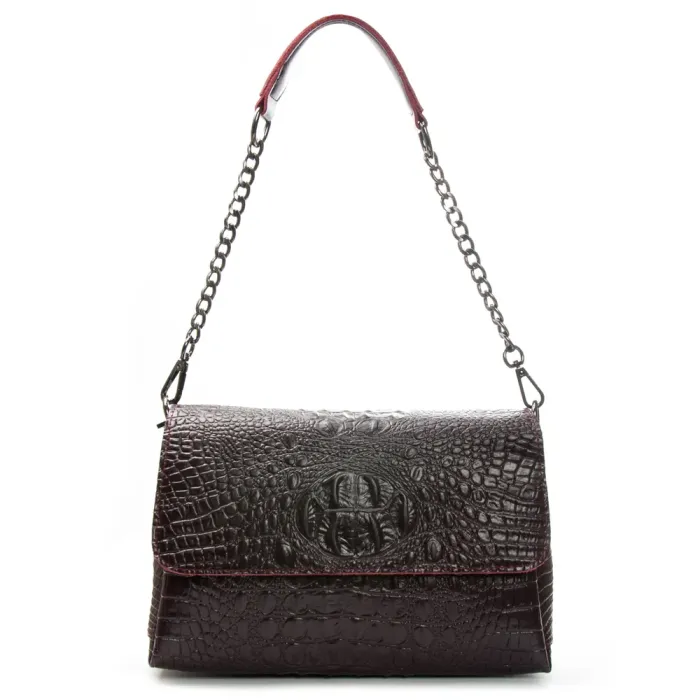 Сумка Женская Классическая кожа ALEX RAI J009-2 bordo