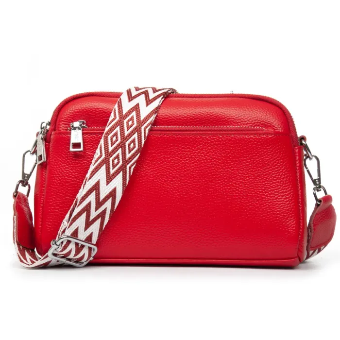 Сумка Женская Классическая кожа ALEX RAI 8960 red