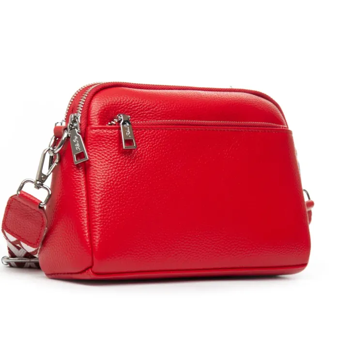 Сумка Женская Классическая кожа ALEX RAI 8960 red