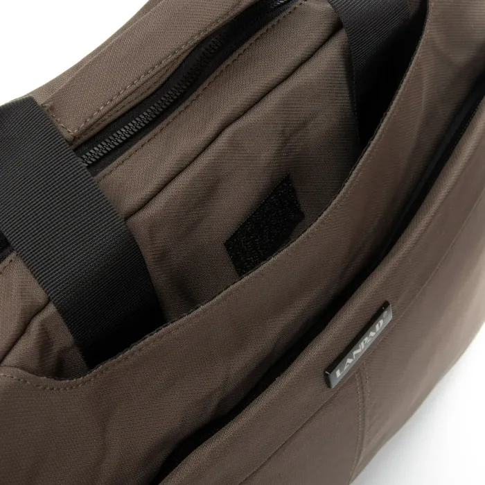 Сумка Мужская Для Ноутбука нейлон Lanpad 0940 brown