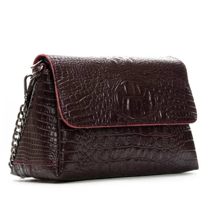 Сумка Женская Классическая кожа ALEX RAI J009-2 bordo