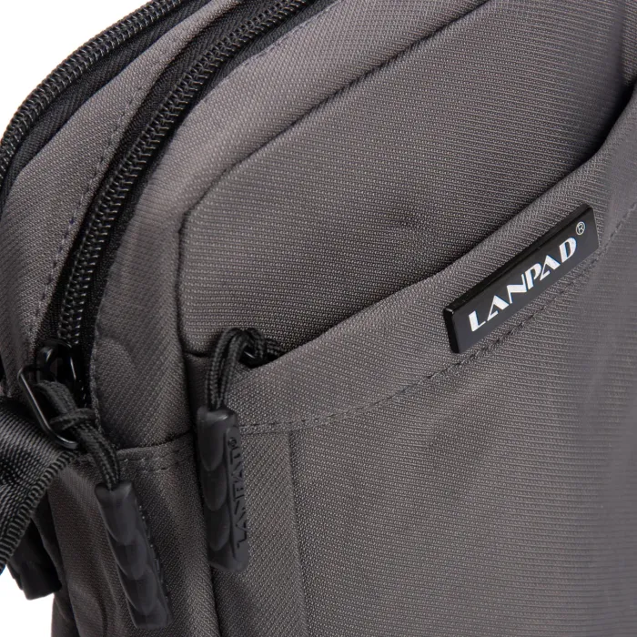Сумка Мужская Планшет нейлон Lanpad A45007 grey мал