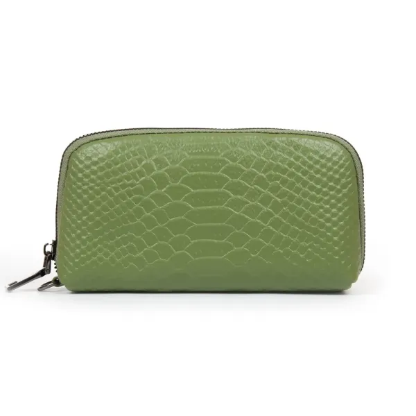 Косметичка кожа 60095-19 apple green