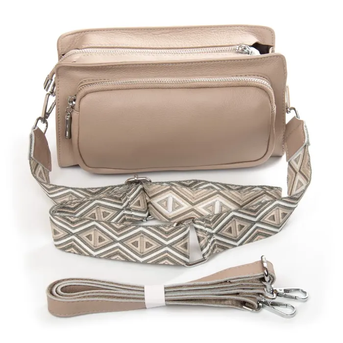 Сумка Женская Классическая кожа ALEX RAI 2051-9 beige