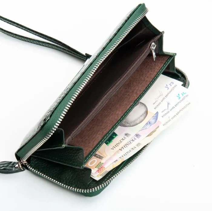 Кошелек PE Женский кожа DR. BOND PEW38 green
