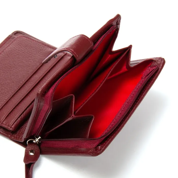 Кошелек Bright Женский кожа DR. BOND WS-32 wine red