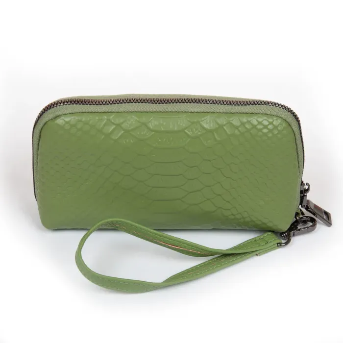 Косметичка кожа 60095-19 apple green