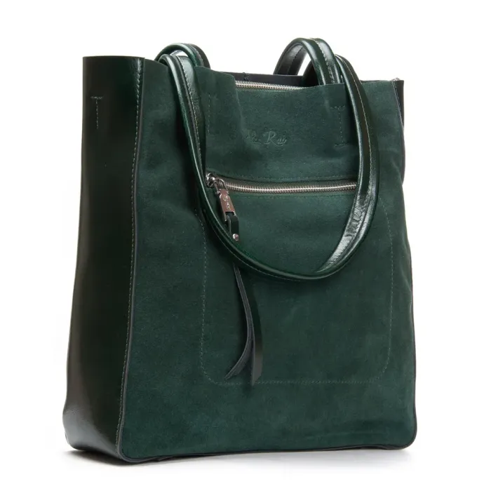 Сумка Женская Классическая замш ALEX RAI 8773-220 green