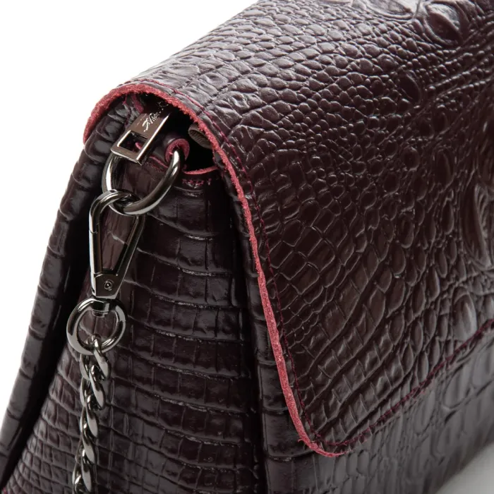 Сумка Женская Классическая кожа ALEX RAI J009-2 bordo