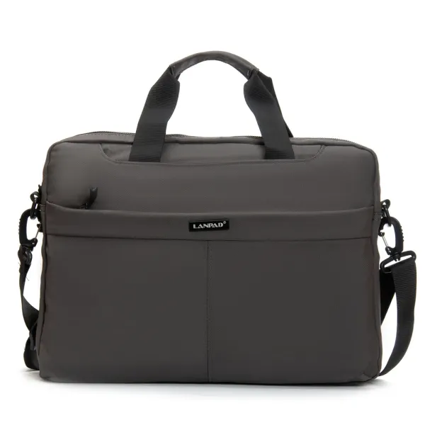 Сумка Мужская Для Ноутбука нейлон Lanpad 0940 grey