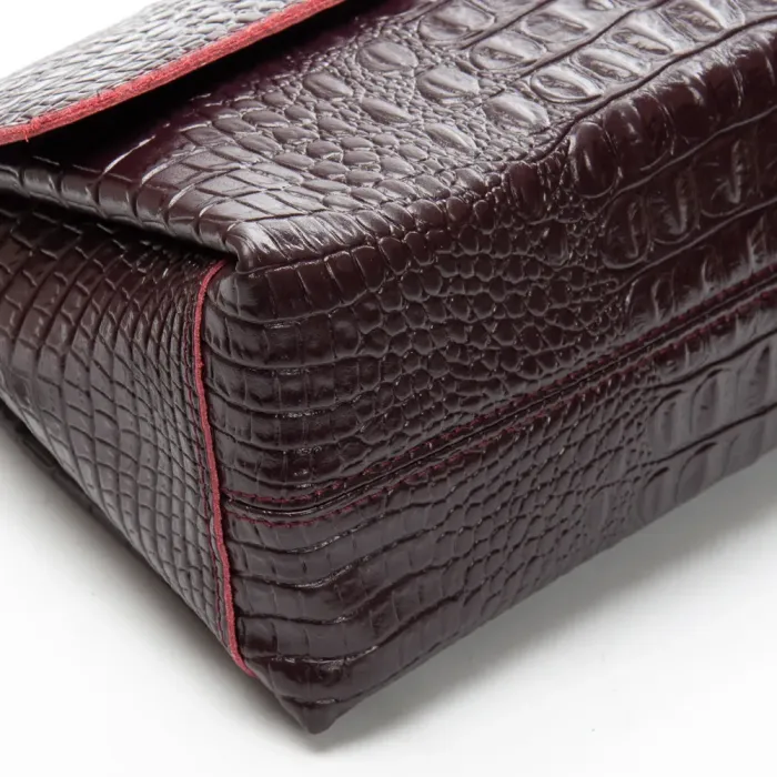 Сумка Женская Классическая кожа ALEX RAI J009-2 bordo