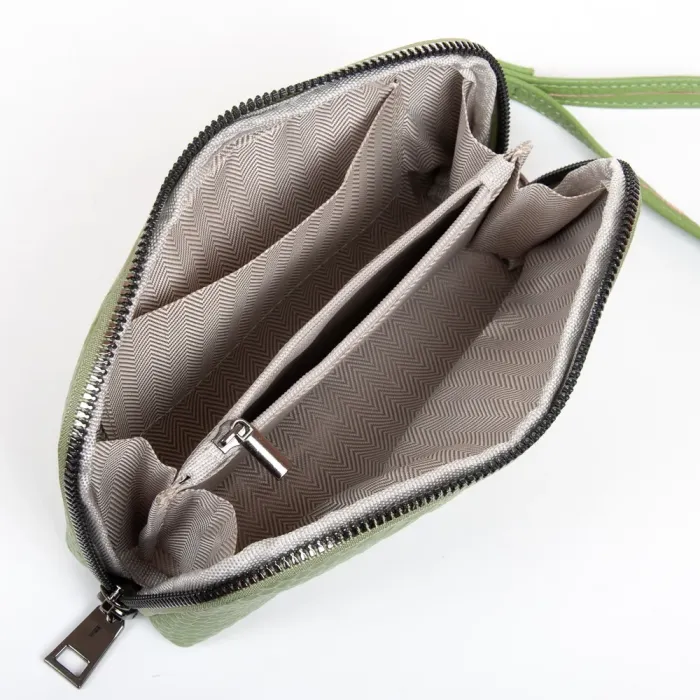 Косметичка кожа 60095-19 apple green