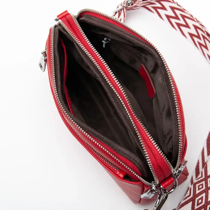 Сумка жіноча Класична шкіра ALEX RAI 99109 L-grey