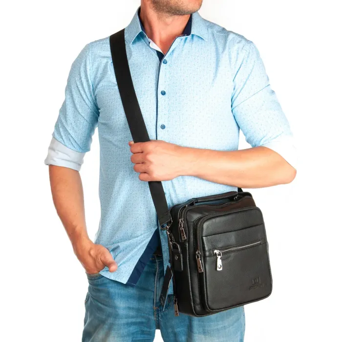 Сумка Мужская Планшет кожа BRETTON 5015-4 black