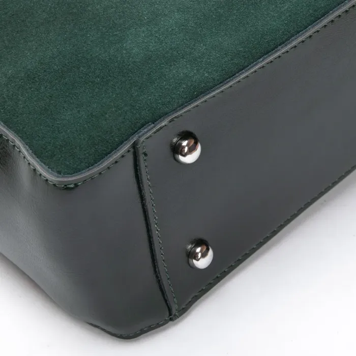 Сумка Женская Классическая замш ALEX RAI 8773-220 green