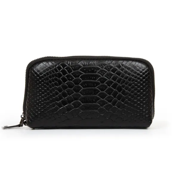 Косметичка кожа 60095-1 black