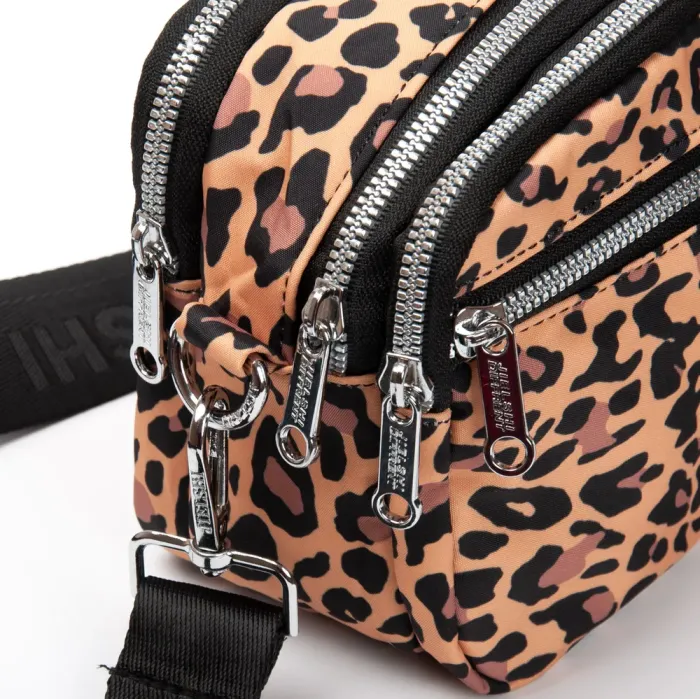 Сумка Женская Текстиль полиамид Jielshi C68 leopard print
