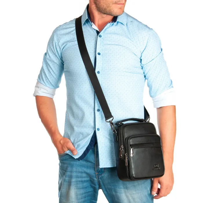 Сумка Мужская Планшет кожа BRETTON 442-2 black