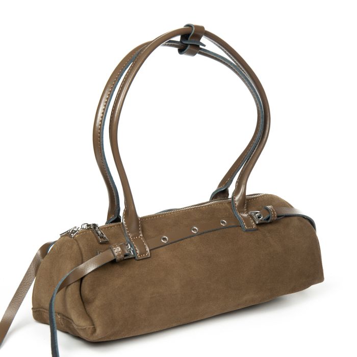 Сумка Женская Классическая замш ALEX RAI 8816 khaki