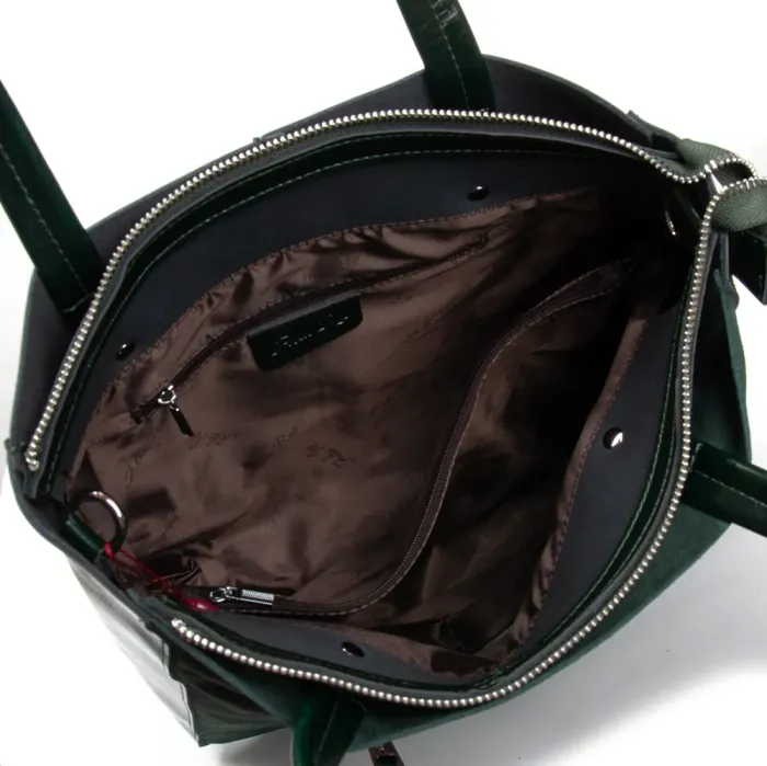 Сумка Женская Классическая замш ALEX RAI 8773-220 green