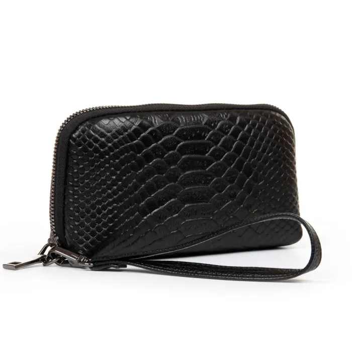 Косметичка кожа 60095-1 black