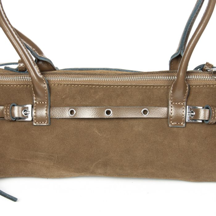 Сумка Женская Классическая замш ALEX RAI 8816 khaki