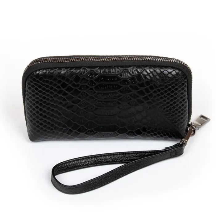 Косметичка кожа 60095-1 black