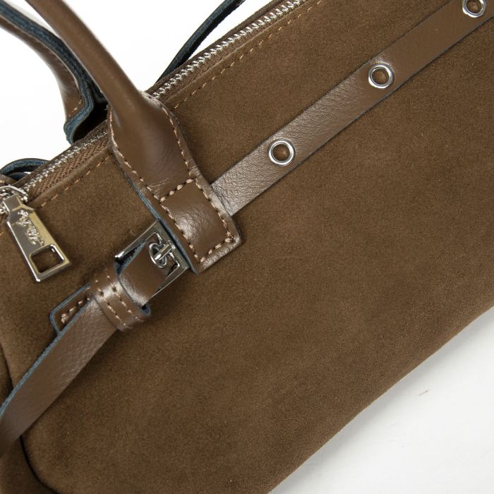 Сумка Женская Классическая замш ALEX RAI 8816 khaki