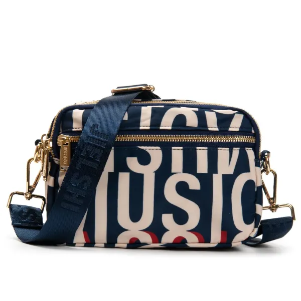 Сумка Женская Текстиль полиамид Jielshi C68 blue letters