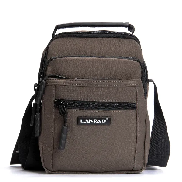 Сумка Мужская Планшет нейлон Lanpad A98222 brown мал