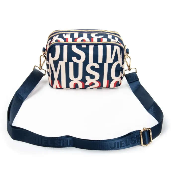Сумка Женская Текстиль полиамид Jielshi C68 blue letters