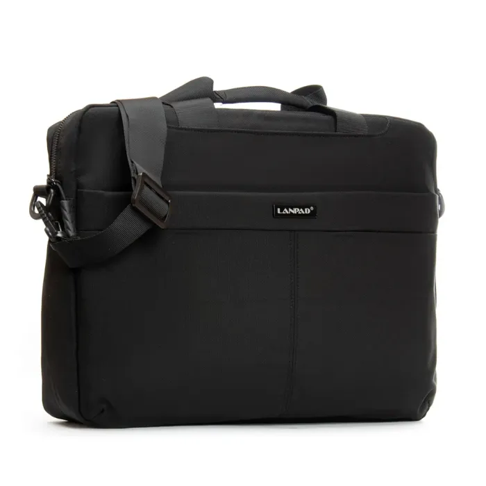 Сумка Мужская Для Ноутбука нейлон Lanpad 0940 black