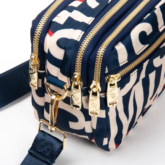 Сумка Женская Текстиль полиамид Jielshi C68 blue letters