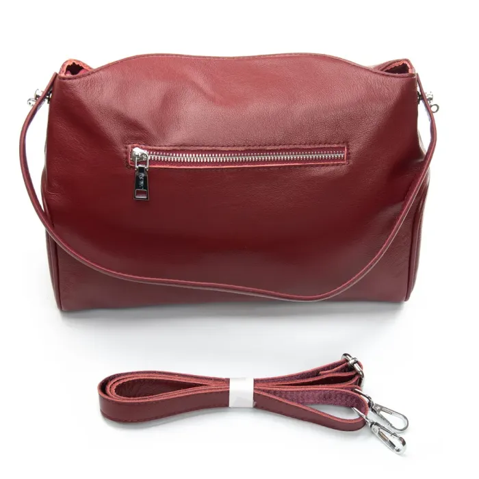 Сумка Женская Классическая кожа ALEX RAI 91007-9 bordo