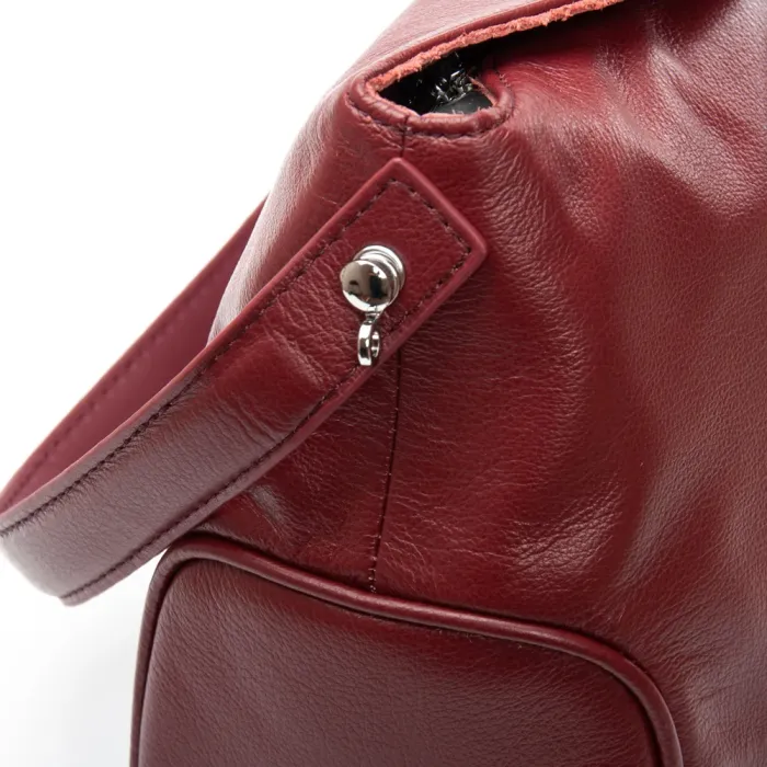 Сумка Женская Классическая кожа ALEX RAI 91007-9 bordo